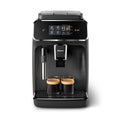 Philips 2200 Series Kaffeevollautomat - 2 Kaffeespezialitäten, Touch-Display, klassischer Milchaufschäumer, Keramikmahlwerk, Mattschwarz (EP2220/10)