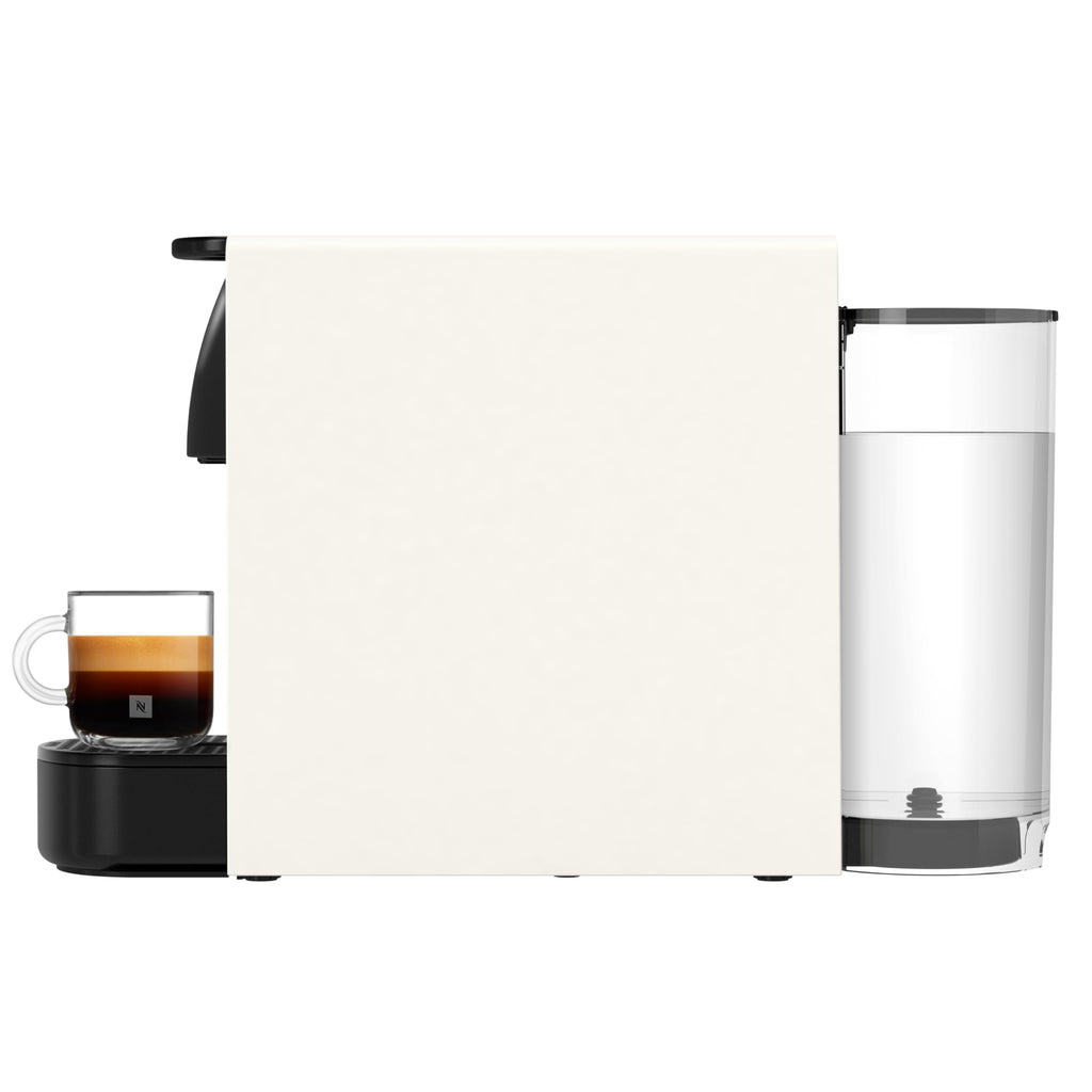 Nespresso Krups Essenza Mini Kaffeekapselmaschine – für Espresso und Lungo, 19 Bar für volles Aroma, ultrakompaktes Design in Weiß, ideal für kleine Küchen, energiesparend mit Auto-Off, Modell XN1101