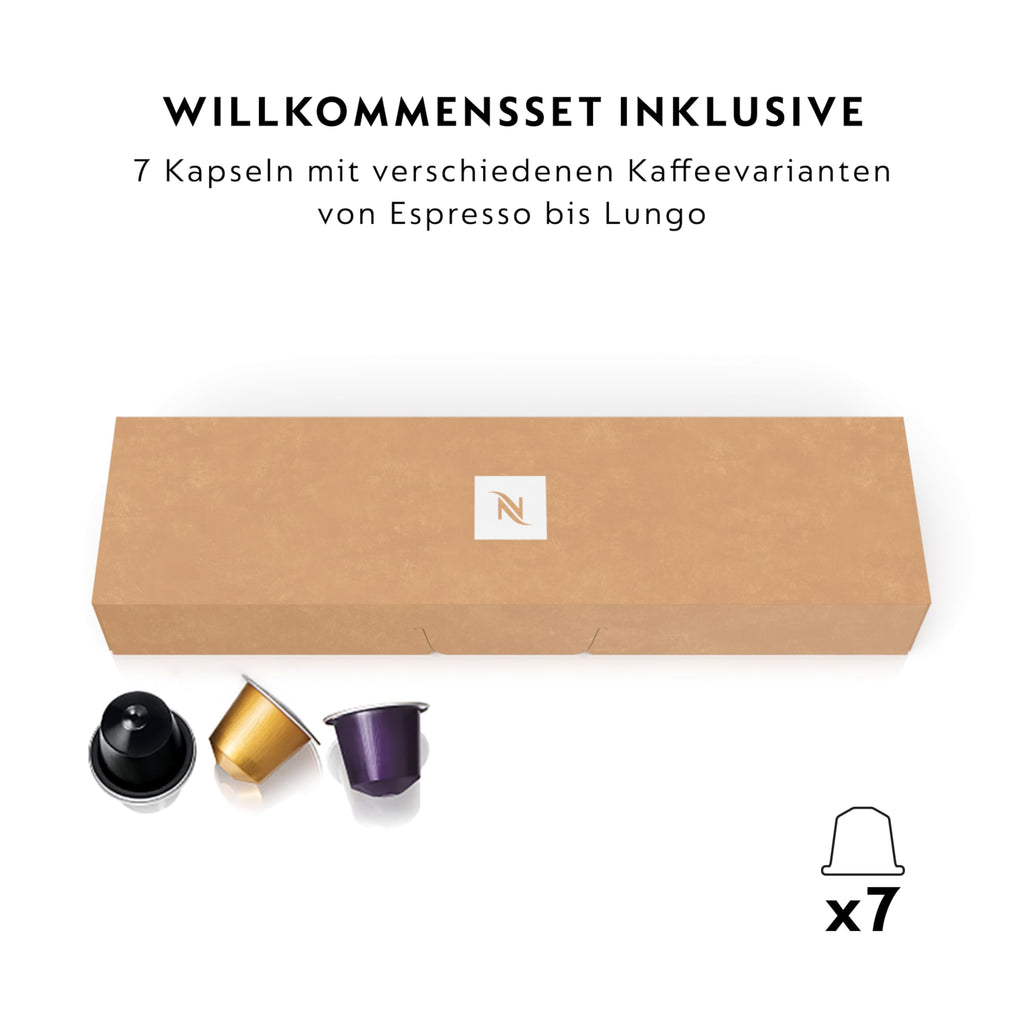 De Longhi Nespresso Inissia EN 80.B Kaffeemaschine 19 bar Schwarz