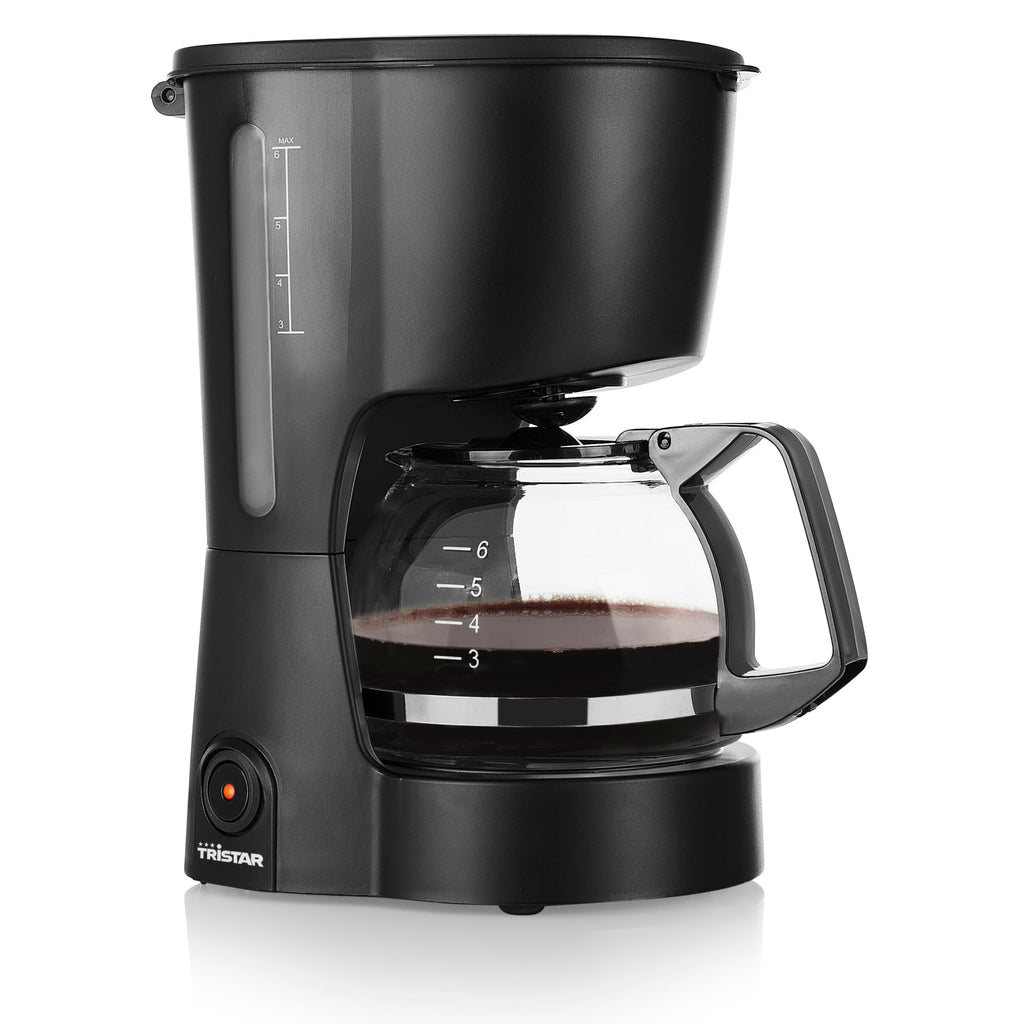 Tristar Kaffeemaschine, 6 Tassen Kapazität, 600W, Warmhaltefunktion, Automatische Abschaltung, Permanentfilter, Anti-Tropf-System, Kompakt und Tragbar, Leicht zu Reinigen, CM-1246